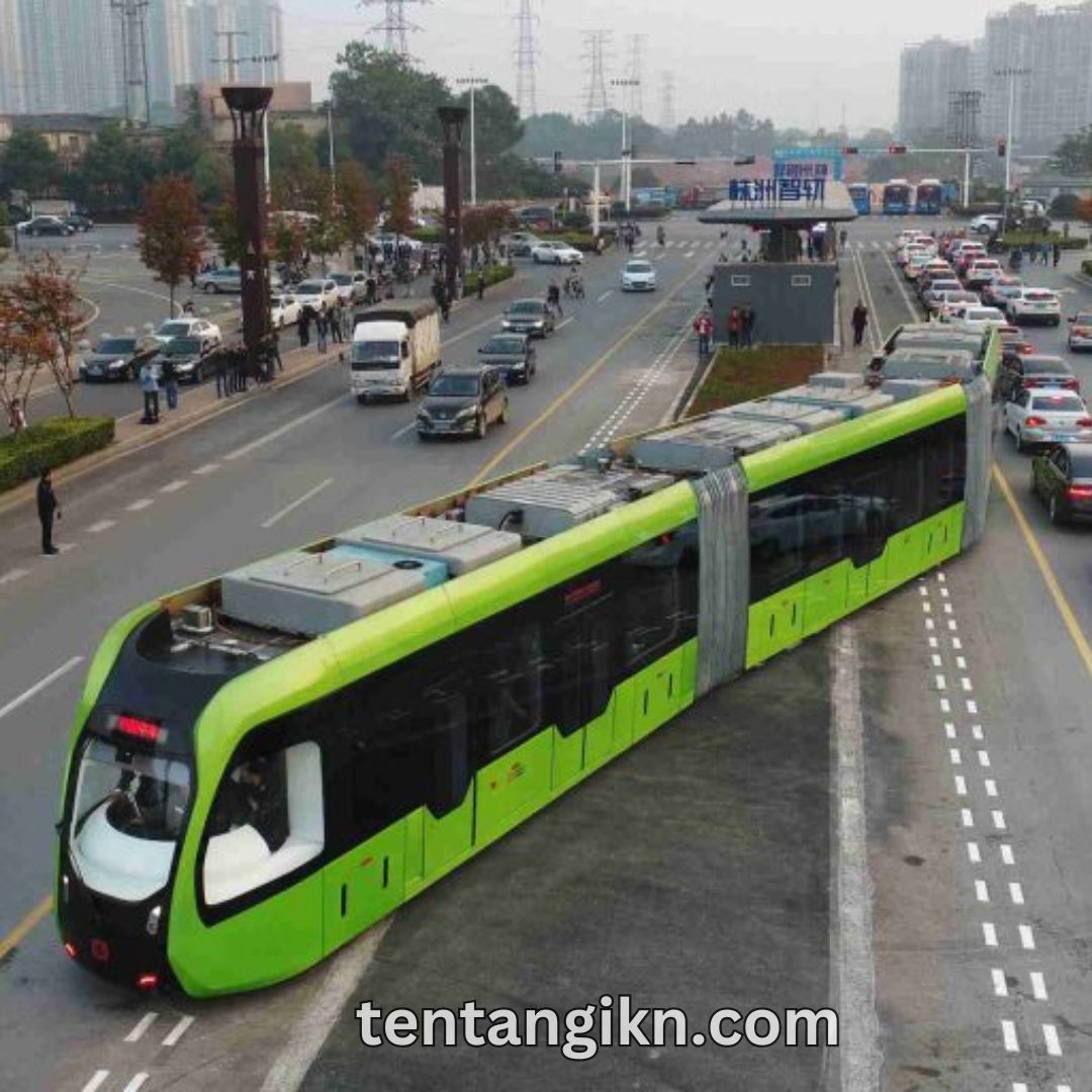 Transportasi Kereta Tanpa Rel di IKN Nusantara