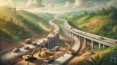 pembangunan jalan tol IKN