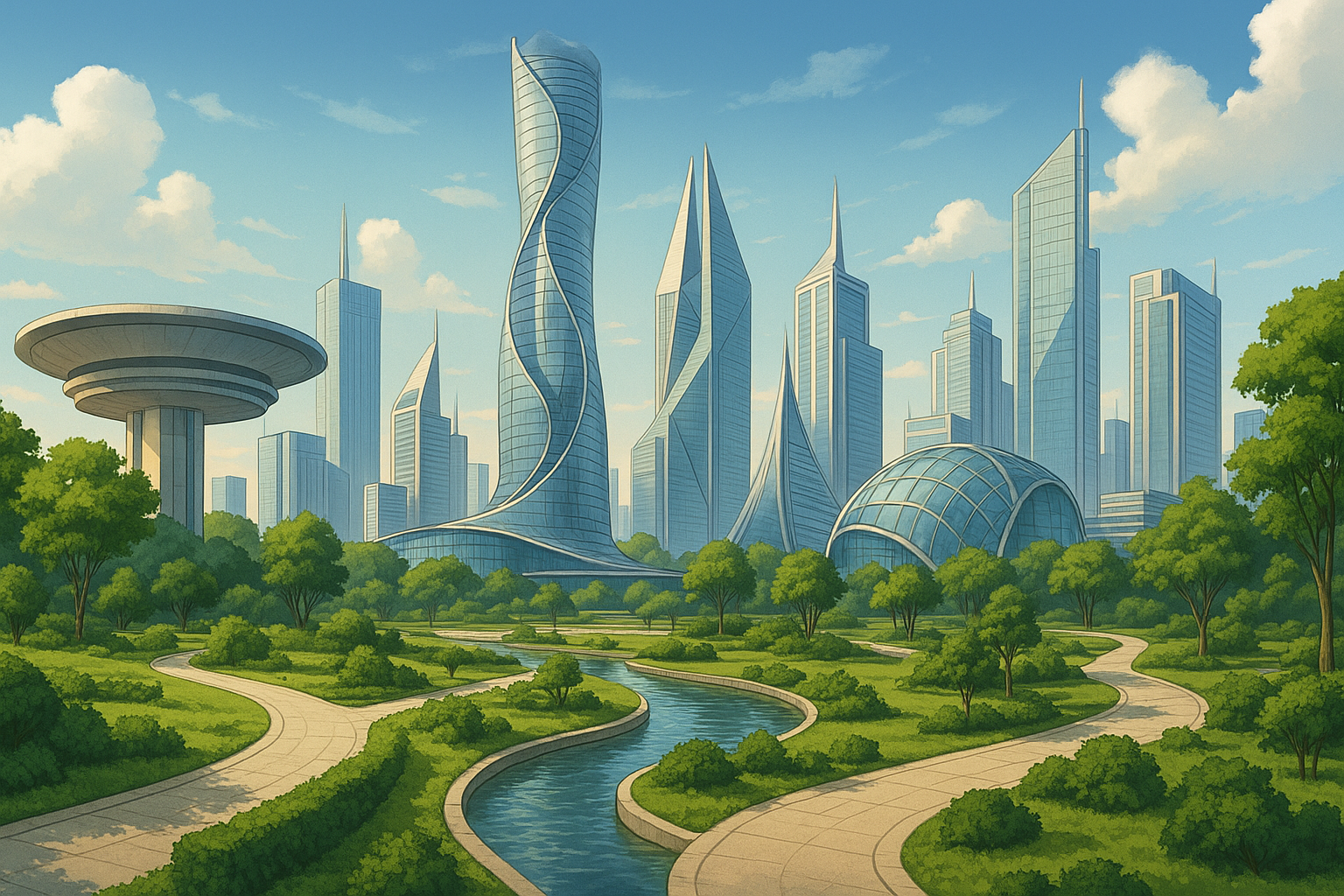 Desain futuristik Ibu Kota Nusantara