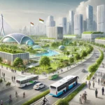Fasilitas umum modern di IKN 2025