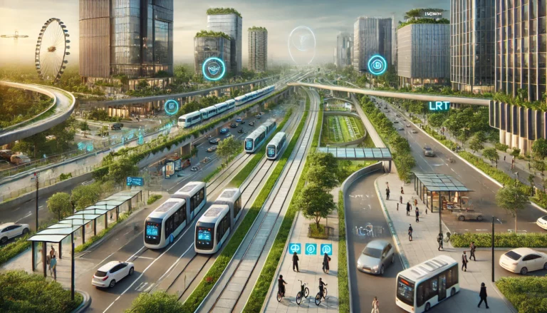 Transportasi publik di IKN 2025