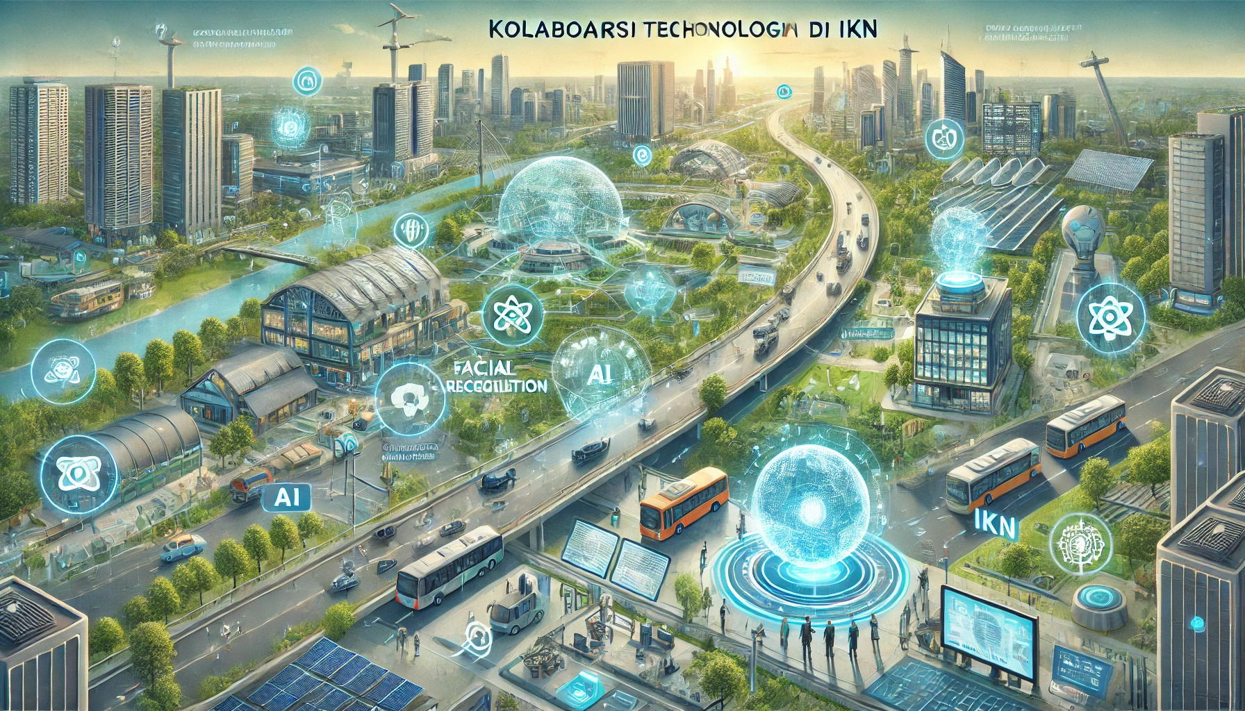 kolaborasi teknologi AI IKN