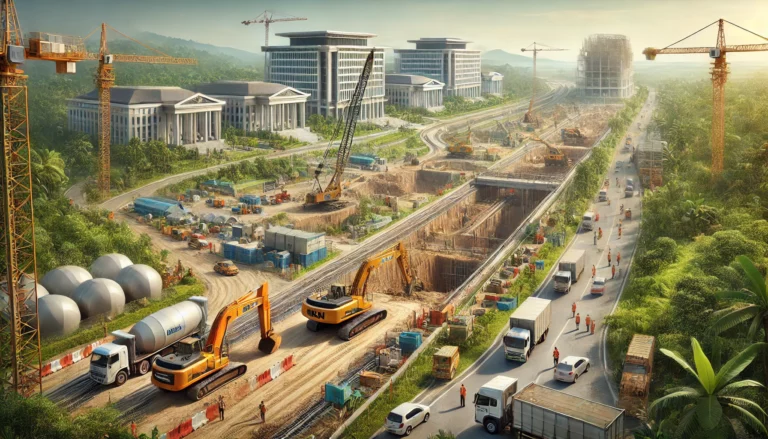 proyek infrastruktur besar di ikn