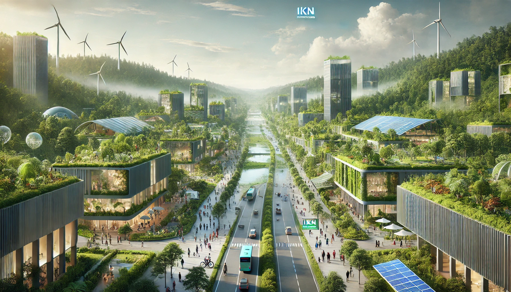 Konsep kota hijau modern IKN