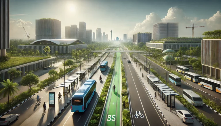 Fasilitas transportasi publik di IKN 2026