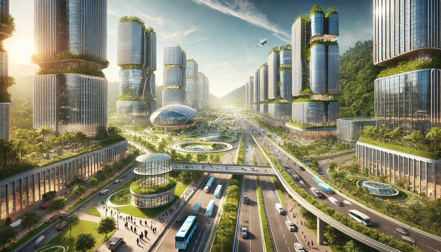 infrastruktur modern IKN Nusantara
