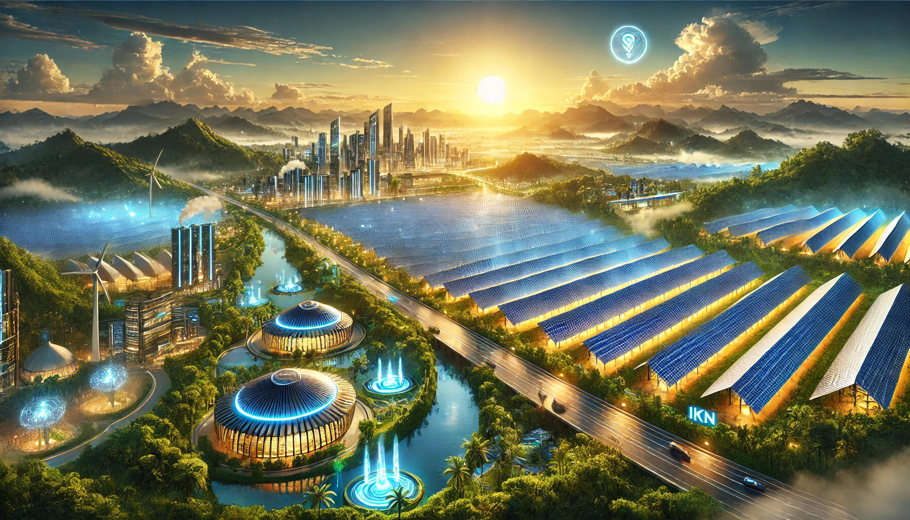 Inovasi Energi Surya Terbesar Ikn