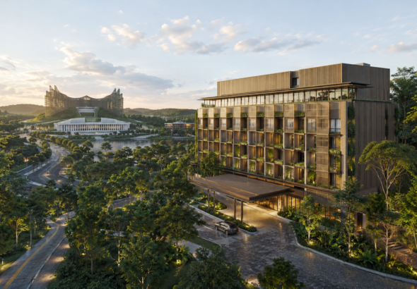 Lokasi Qubika Hotel Ikn