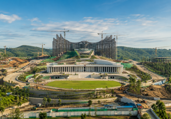 Progres Pembangunan Istana Negara Ikn