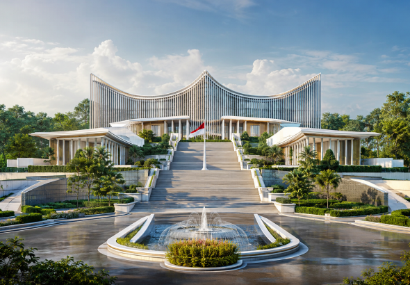 Istana Wakil Presiden IKN Rampung