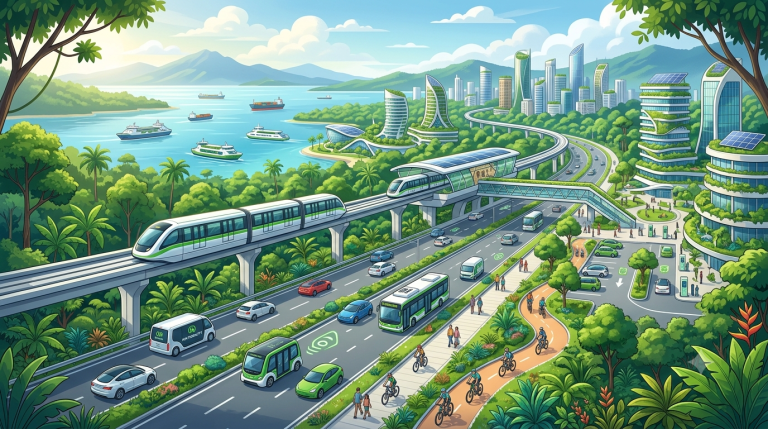 Transportasi Modern Dukung Mobilitas IKN