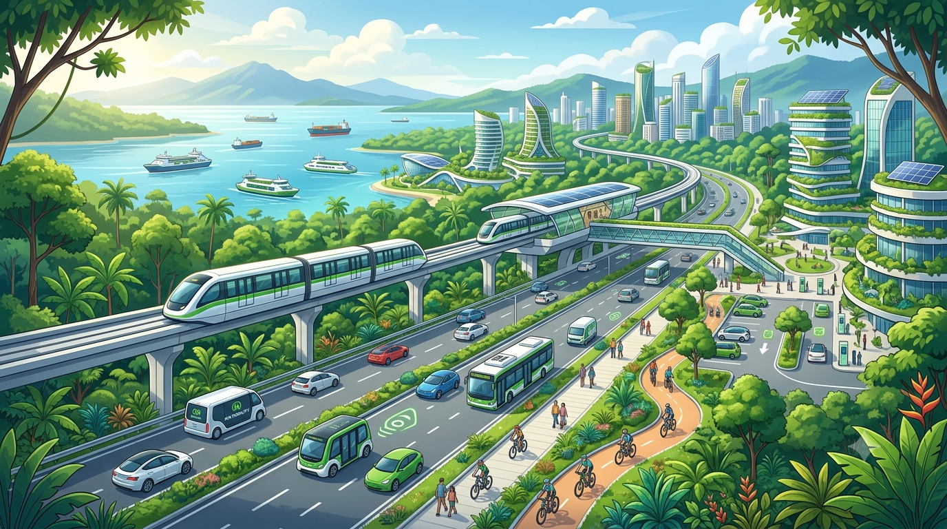 Transportasi Modern Dukung Mobilitas IKN