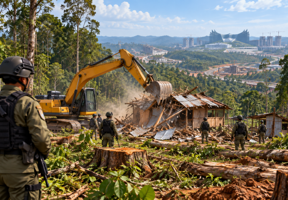 Penertiban Lahan Ilegal Hutan IKN