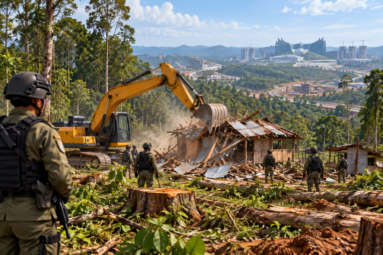 Penertiban Lahan Ilegal Hutan IKN