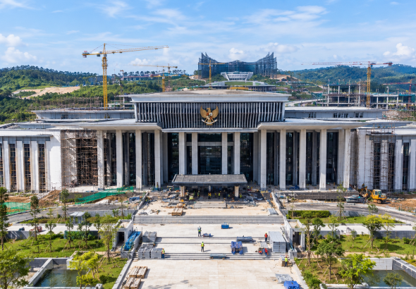 Progres Gedung MK KY IKN