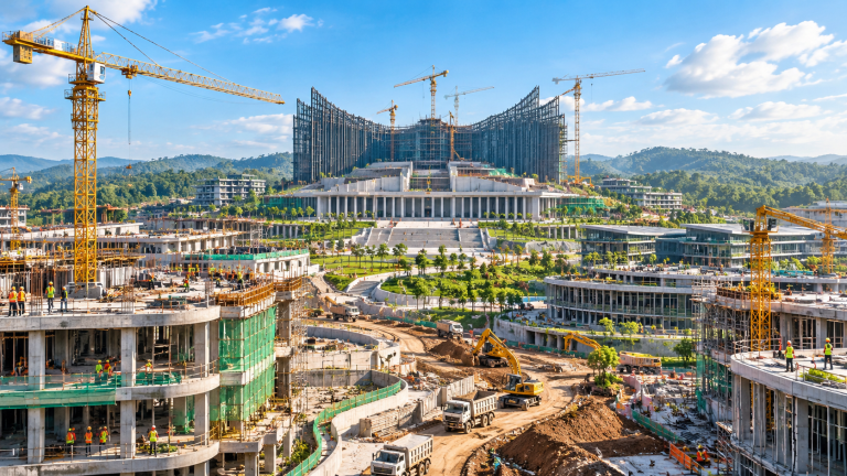 Progres Pembangunan Gedung IKN Terbaru